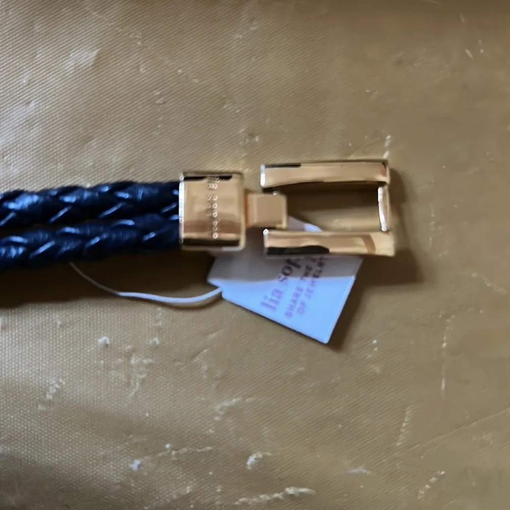 Lia Sophia Blue and Gold Wrap Beacelet - Picture 4 of 5